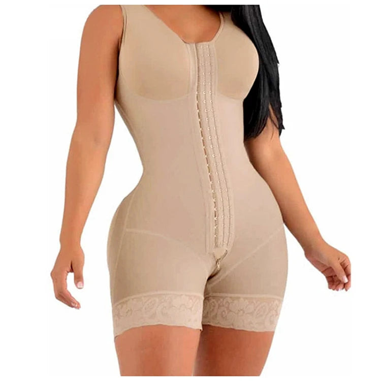 Comfortable Body Shaper with Wire-Free Support – Perfect All-Day Slimming Comfort!