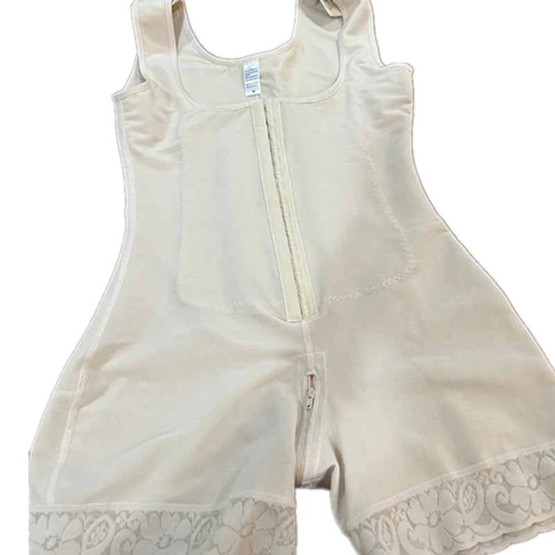 Elegant Lace Postpartum Corset with Wire-Free Comfort