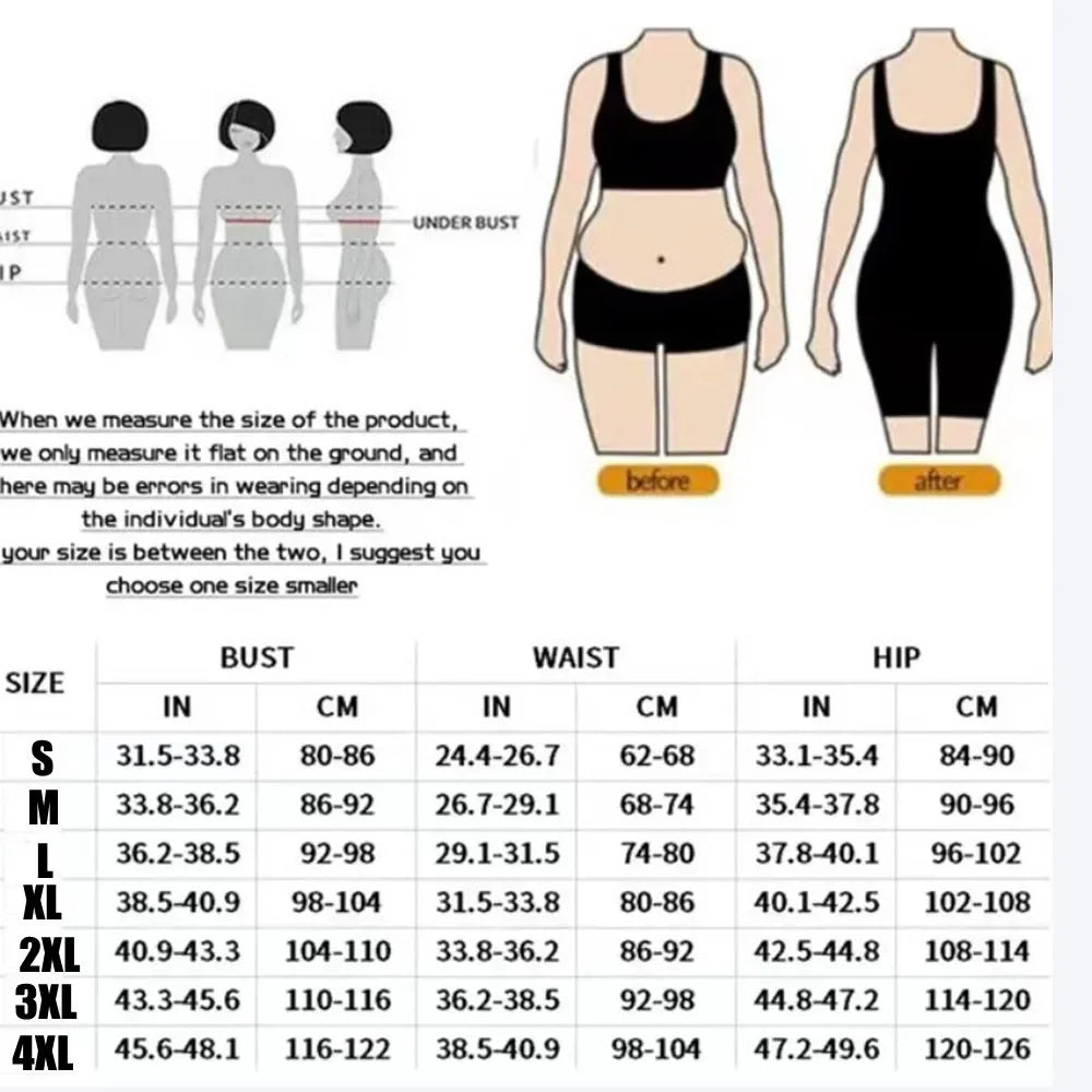 Comfortable Body Shaper with Wire-Free Support – Perfect All-Day Slimming Comfort!