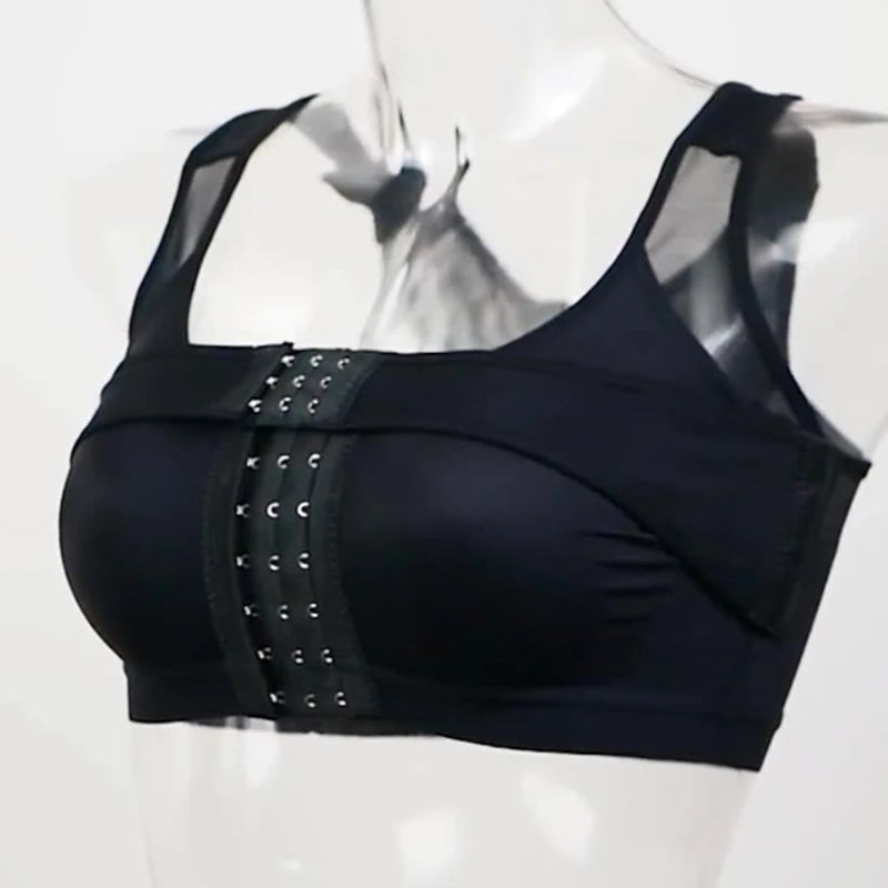 Post-Surgery Front Closure Compression Bra for Maximum Support and Comfort