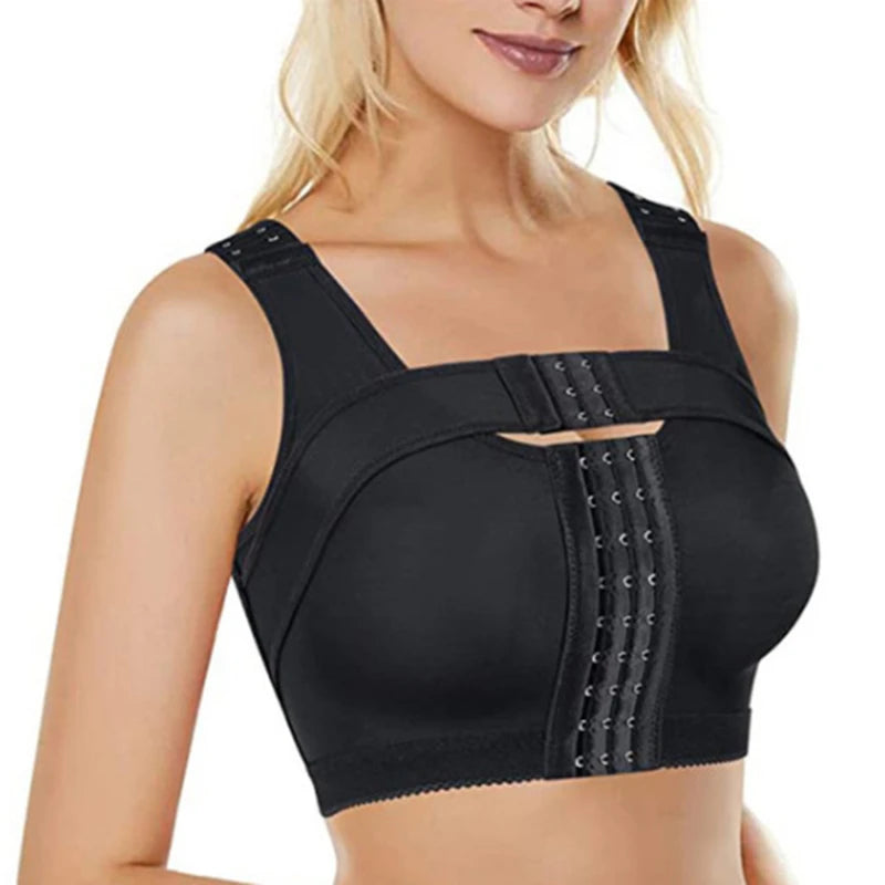 Post-Surgery Front Closure Compression Bra for Maximum Support and Comfort