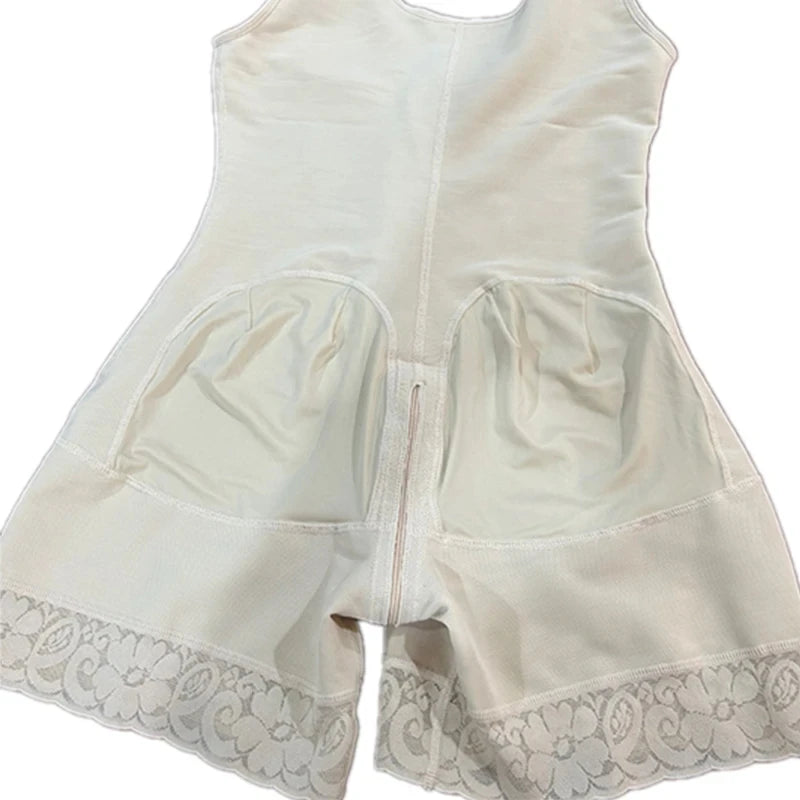 Elegant Lace Postpartum Corset with Wire-Free Comfort