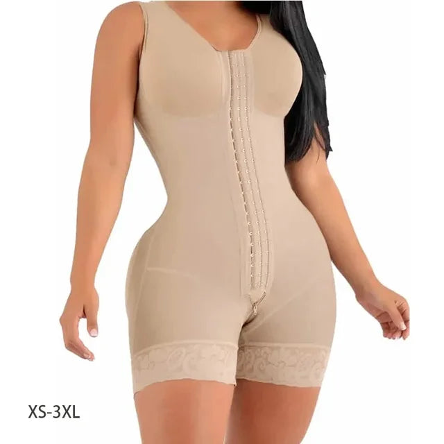 Comfortable Body Shaper with Wire-Free Support – Perfect All-Day Slimming Comfort!